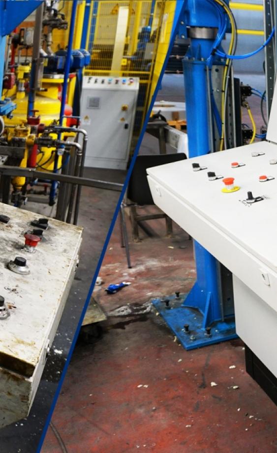 Retrofit of profiling lines for slats